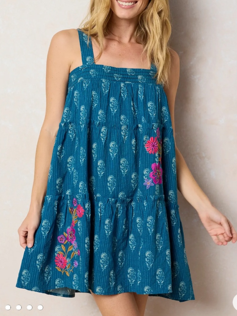 Embroidered Kate Mini Dress